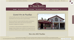 Desktop Screenshot of larosepauillac.com